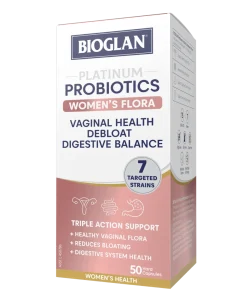 Bioglan Platinum Probiotics Women’s Flora 50 Capsules
