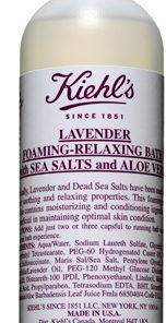 Lavender Foaming Relaxing Bath with Sea Salts & Aloe Vera