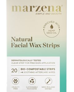 Natural Facial Wax Strips 20 Pack