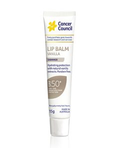 Cancer Council Lip Balm SPF50+ Vanilla