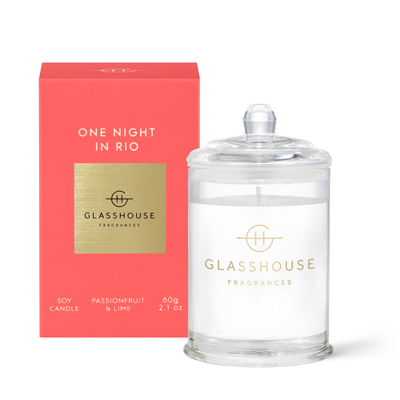 One Night in Rio – Passionfruit & Lime Soy Candle 60g