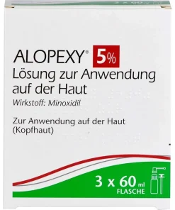 Alopexy 5%, 3 x 60 ml