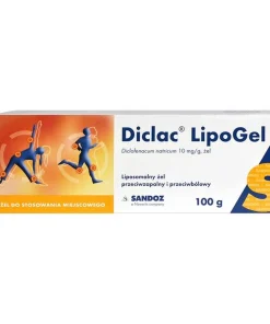 Diclac Lipogel, 10 mg / g, gel, 100 g