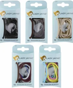 Lady Jayne Snagless Elastics 10 Pack
