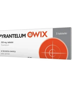 Pyrantelum Owix 250 mg x 3,Pyrantelum Owix 250 mg x 3 tabl.,Pyrantelum