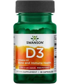 Swanson Vitamin D3  1000IU,30-D3 1000IU, 30, Swanson