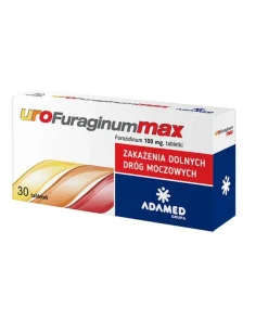 Urofuraginum Max 100 mg 30 ,Urofuraginum Max 100 mg 30 tabletek,Urofuraginum Max