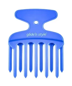 Glide’n Style Afro Comb GS-261 Blue