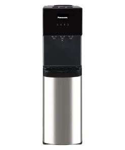 Panasonic – Top Loading Water Dispenser. Black/ Stainless Steel Finish, 20L Cabinet Storage, Best For Home Kitchen & Office, Hot Cold & Normal